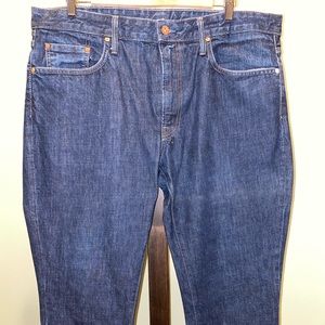 Mens Dark Rinse Bonobos Jeans